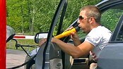 alkobom på campingplass (Foto: NRK)