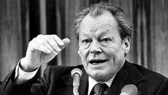 Tidl. forbundskansler Willy Brandt (1913-1992) (Foto: Det norske samlaget) Tidl. forbundskansler Willy Brandt (1913-1992) (Foto: Det norske samlaget)