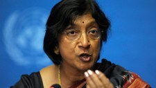 FNs høykommissær for menneskerettigheter Navanethem «Navi» Pillay (Foto: KEYSTONE/Laurent Gillieron/Scanpix/AP) FNs høykommissær for menneskerettigheter Navanethem «Navi» Pillay (Foto: KEYSTONE/Laurent Gillieron/Scanpix/AP)