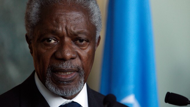 Kofi Annan (Foto: DENIS BALIBOUSE/Reuters) Kofi Annan (Foto: DENIS BALIBOUSE/Reuters)