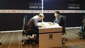 Magnus Carlsen etter remis -  : Magnus Carlsen etter remis