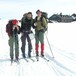 Silje W. Fremo (t.v.), Øystein Lia og Lars J. Berge ved Sandhaug