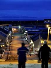 Vadsø sentrum (Foto: Fredrik Norum/NRK)