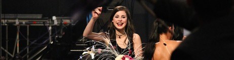 Lena Meyer-Landrut vinner for Tyskland (Foto: Marius Arnesen/NRK)
