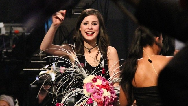 Lena Meyer-Landrut vinner for Tyskland (Foto: Marius Arnesen/NRK)
