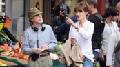 Woody Allen og Carla Bruni (Foto: MIGUEL MEDINA/Afp)