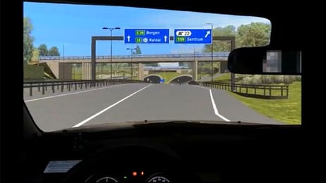 Bilde fra 3D-animasjon gjennom Ryfast (Foto: Statens vegvesen) Bilde fra 3D-animasjon gjennom Ryfast (Foto: Statens vegvesen)