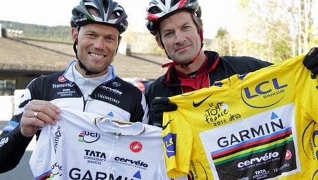 Du kan også by på skjortene til Thor Hushovd på søndag.