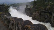 Se de enorme vannmengdene i Notodden - Se direkte fra Tinfoss.