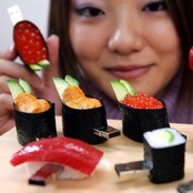 Sushi-minnepinner (Foto: SHIZUO KAMBAYASHI, Foto:Shizuo Kambayashi/AP) Sushi-minnepinner (Foto: SHIZUO KAMBAYASHI, Foto:Shizuo Kambayashi/AP)