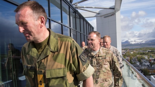 Army chief of US forces in Europe, Ben Hodges, Bodo