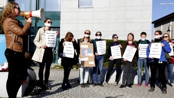  Demonstration against NRK 