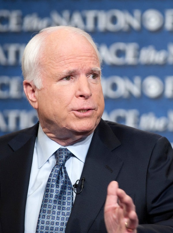 Senator John McCain (R-AZ) - Apple tax planning is outrageous, says the Republican senator John McCain. - Photo: Handout / Reuters 