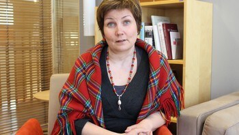 Aili Keskitalo - Igual Presidente cosa Aili Keskitalo está dispuesto a ayudar a la población indígena de Guatemala.  - Foto: Carl-Göran Larsson / NRK