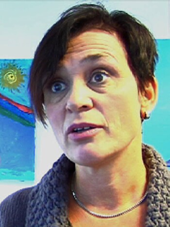 Anne Lise Farstad - Anne-Lise Farstad ved Barnehuset i Kristiansand. - Foto: Cathrine Mjøs Sviggum / NRK