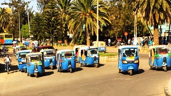 Tuktuker i Bahir Dar