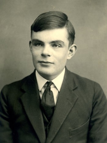 Alan Turing - Alan Turing var med på å knekke Enigma-koden til nazistene under 2. verdenskrig. - Foto: SHERBORNE SCHOOL / Afp