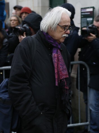  Bernhard Willem Holtrop at the funeral of Georges Wolinski 