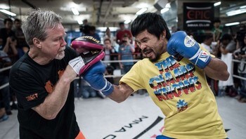  Freddie Roach and Manny Pacquiao 