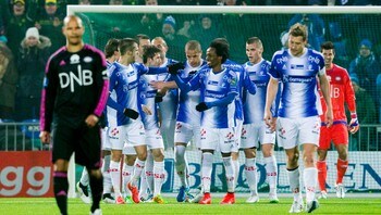  Sarpsborg taking the lead 