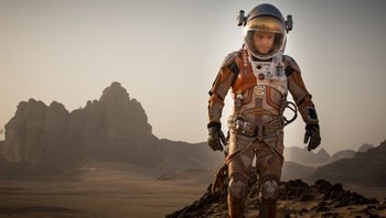 Matt Damon i filmen The Martian