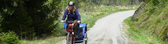 Sykkeltur (Foto: Telemark Turistforening/Den Norske Turistforening)