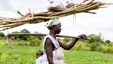 Kvinne jobber på åkeren, Uganda (Foto: Roald, Berit/SCANPIX) Kvinne jobber på åkeren, Uganda (Foto: Roald, Berit/SCANPIX)