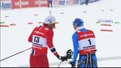 Northug tok sølv på sprinten - Russiske Nikita Kriukov ble for sterk for Petter Northug under finalen på sprinten i VM.