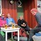 I solveggen på Rauhelleren.