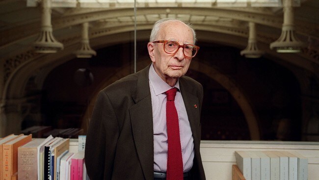 Den ledende franske antropologen Claude Lévi-Strauss (Foto: JOEL ROBINE/Scanpix/AFP)