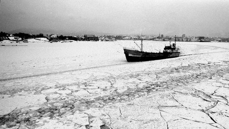 Oslofjorden islagt i 1970 (Foto: Per Ervik/Scanpix)