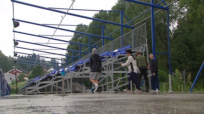 Follo tribune (Foto: Nyhetsspiller/NRK)