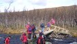 Tømmerbru over Revåa i Gausdal Vestfjell på strekningen mellom Kittilbu og Liomseter