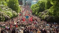 Barnetoget i Oslo 17. mai 2011. (Foto: Heiko Junge/NTB scanpix)