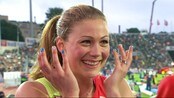 Isabelle Pedersen: - Jeg har ikke perset siden 2011 - Isabelle Pedersen overrasket alle på Bislett Games med ny personlig rekord. Hun var bare seks hunderdeler fra VM-kravet og var storfornøyd med innsatsen. 