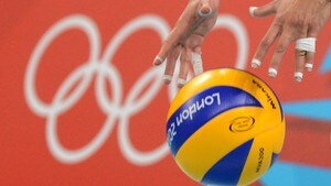OL i London - volleyball: Russland - Serbia, menn