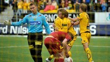 Bodø/Glimt skårer mot Lillestrøm (Scanpix) Bodø/Glimt skårer mot Lillestrøm (Scanpix)