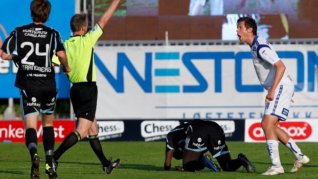 FK Haugesund mot Vålerenga (Foto: Jan KåÂre Ness/Scanpix) FK Haugesund mot Vålerenga (Foto: Jan KåÂre Ness/Scanpix)