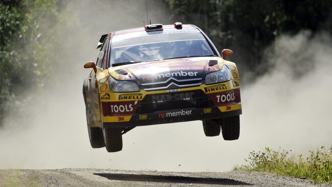 Petter Solberg under Myhinpaa-etappen i Rally Finland. (Foto: Roni Rekomaa/Scanpix) Petter Solberg under Myhinpaa-etappen i Rally Finland. (Foto: Roni Rekomaa/Scanpix)