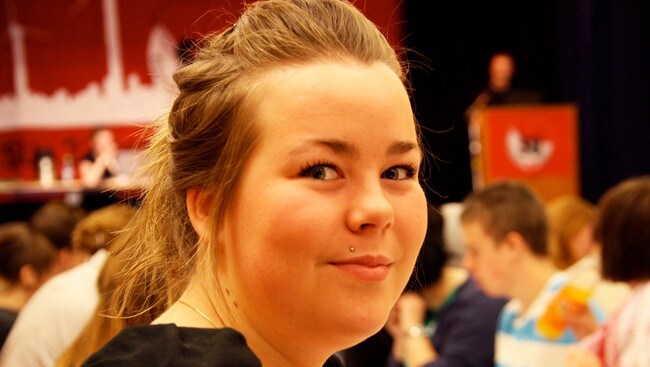Katrine Boel Gregussen (Foto: Sosialistisk Ungdom)
