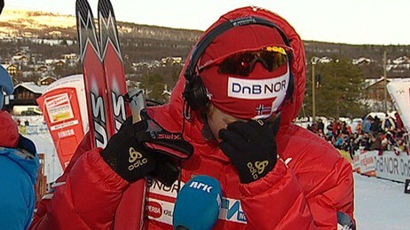 Ronny Hafsås felte noen gledestårer (NRK) Ronny Hafsås felte noen gledestårer (NRK)