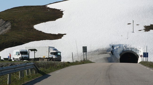 Storehaugtunnelen i Vik (Foto: Ottar Starheim/NRK) Storehaugtunnelen i Vik (Foto: Ottar Starheim/NRK)