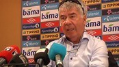 Drillo dagen etter Albania-kampen - Landslagssjef Egil "Drillo" Olsen hadde pressekonferranse dagen etter 1-1borte mot Albania.