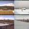LITE SNØ: Roger Samdal har hytte på Beitosølen, her er snøforholdene i 2012 vs 2010. Heldigvis ikke like ille overalt! 