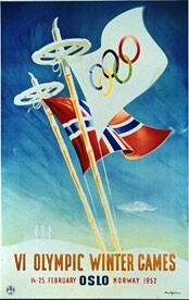 OL-plakat Oslo 1952 