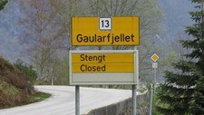 Gaularfjellet stengt (Foto: Robert Jan Leerink)