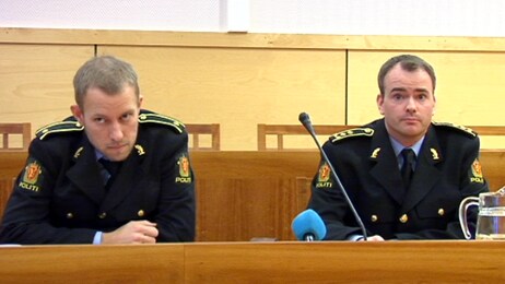 Pressekonferanse overgrepssak, Kristian Hanssen og Jonas Nerdal (Foto: Lars-Petter Kalkenberg)
