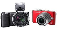 Sony NEX 5N og Olympus PEN E-PL3