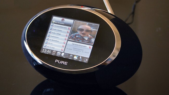 Pure DAB radio med lyyterbilde