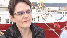 Fiskeriminister Lisbeth Berg-Hansen (Foto: Arild Pettersen/NRK)